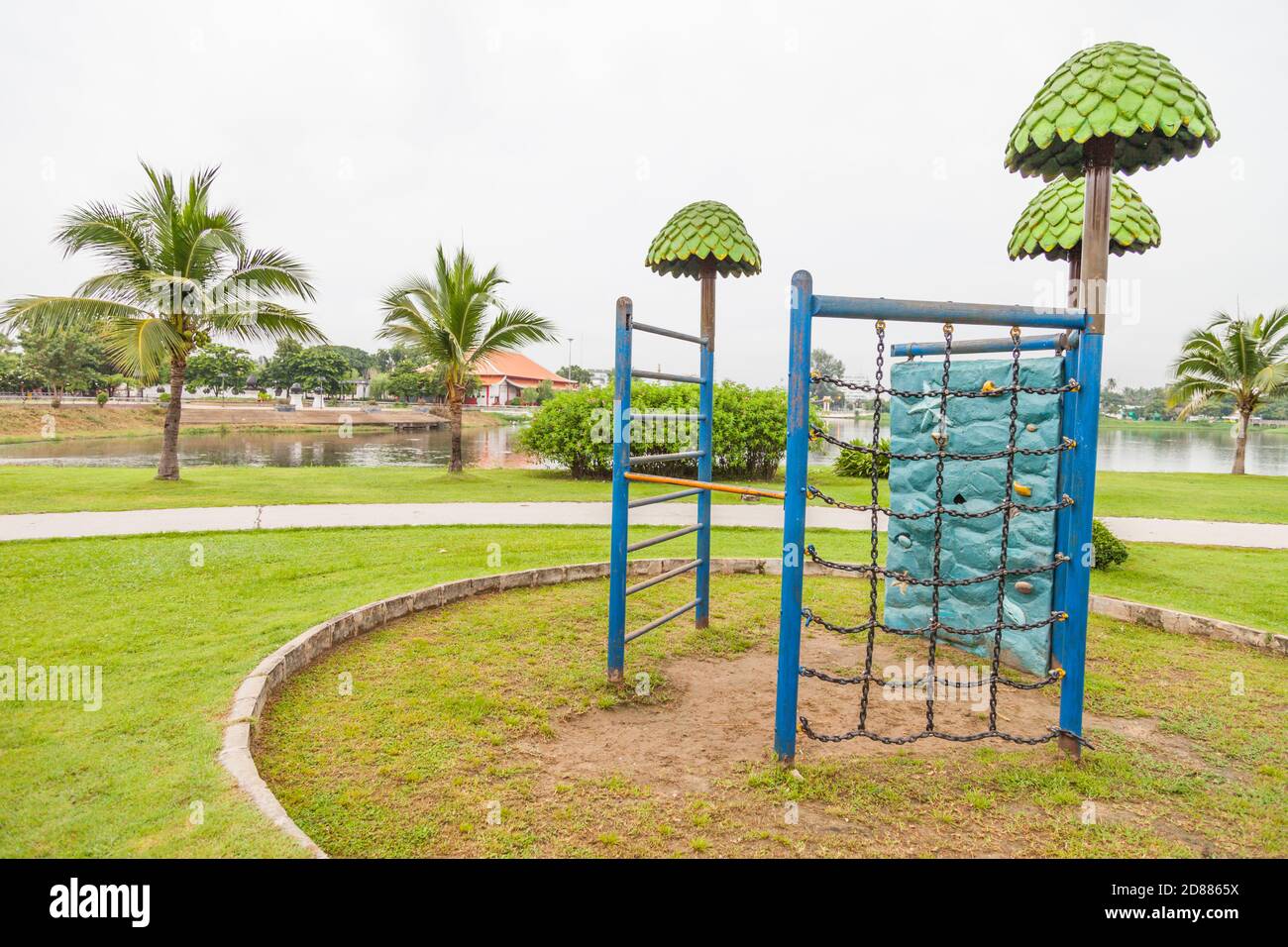 Colorful playground ,Thailand Stock Photo Alamy