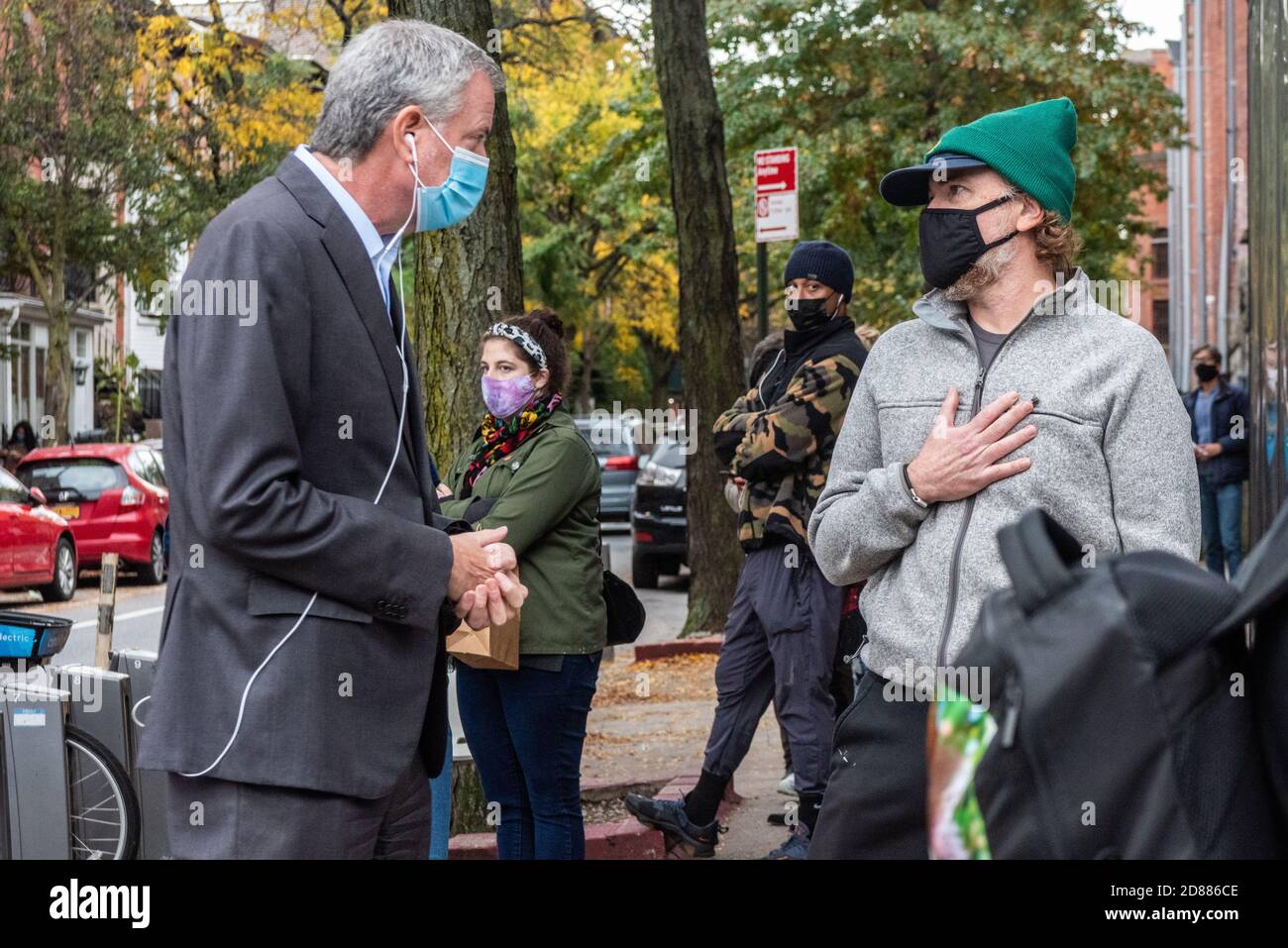 Brooklyn, United States Of America. 27th Oct, 2020. New York City Mayor