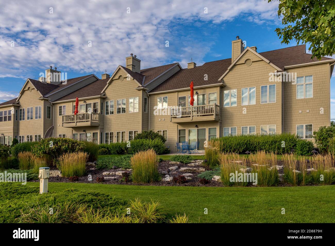 Residential Buildings in Sturgeon Bay, Wisconsin Stock Photo Alamy