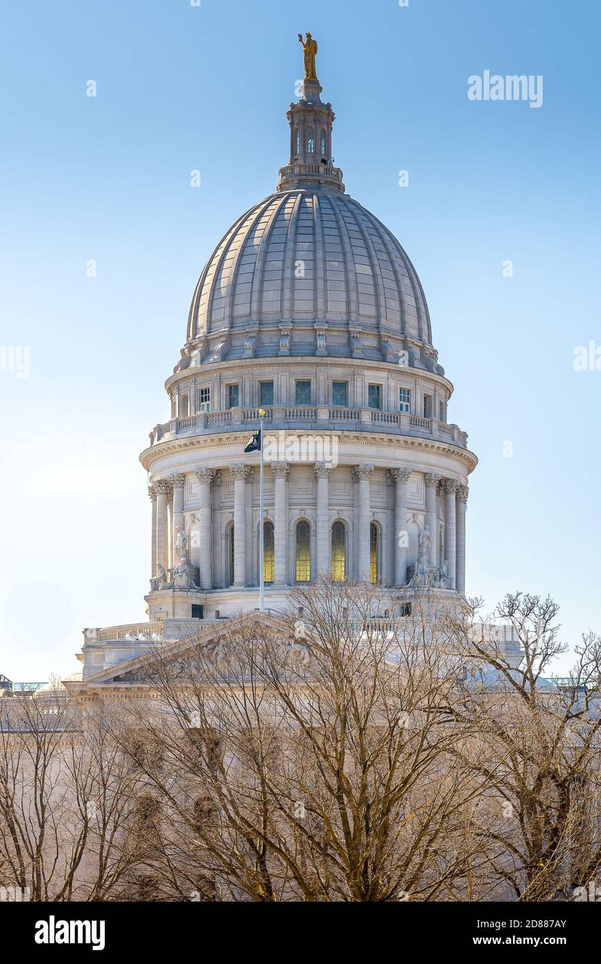 Wisconsin State Capitol Stock Photo - Alamy