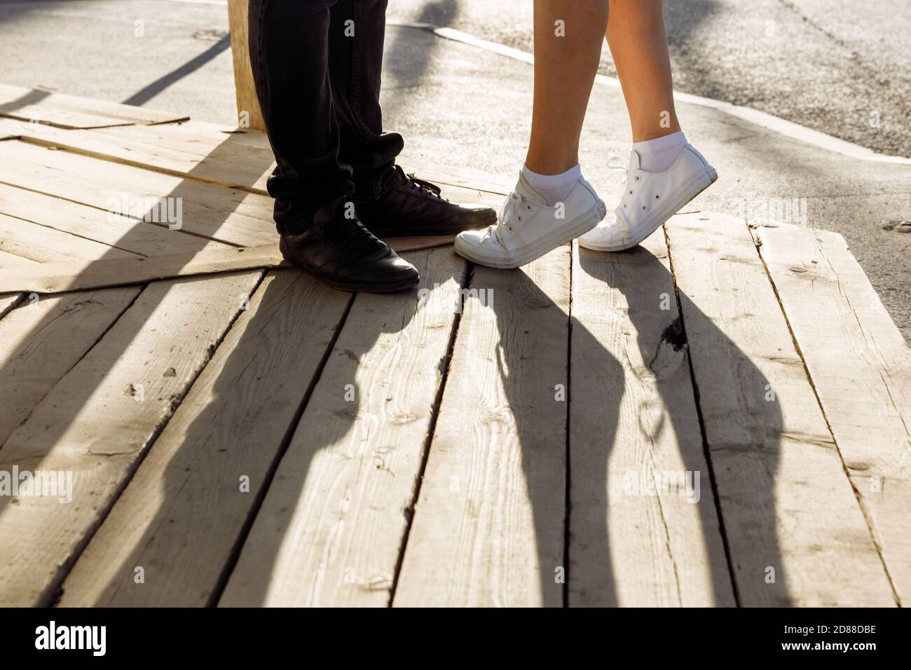 Man Seen from between Legs of Woman Stock Photo - Image of dating, couple:  42229036