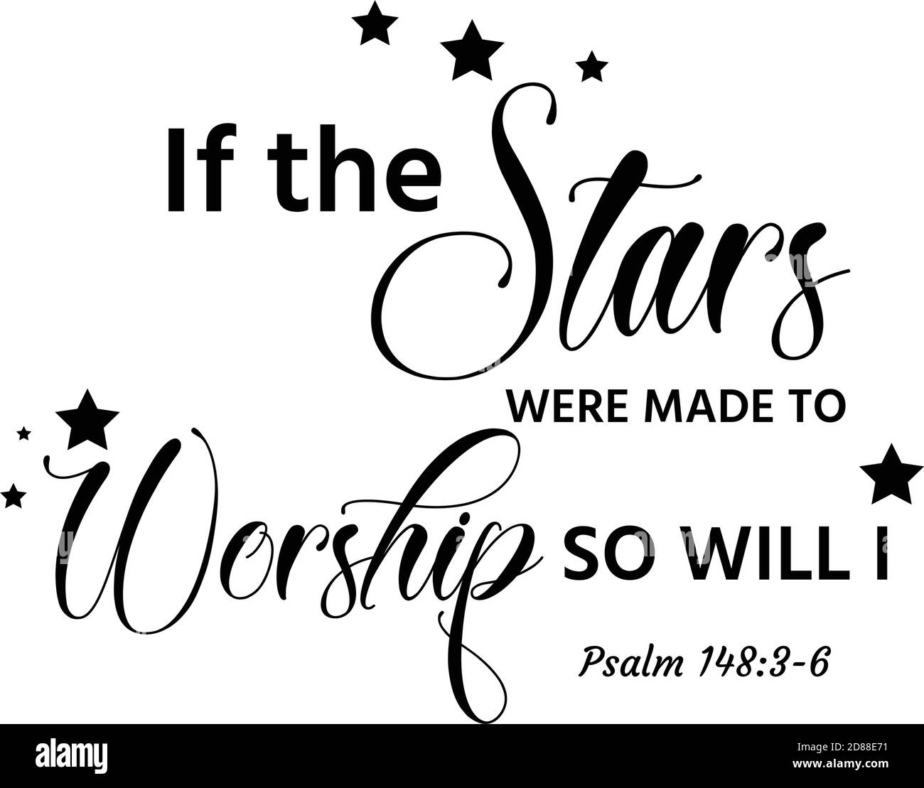 Bible Verse of the Day, Typography for print or use as poster, card
