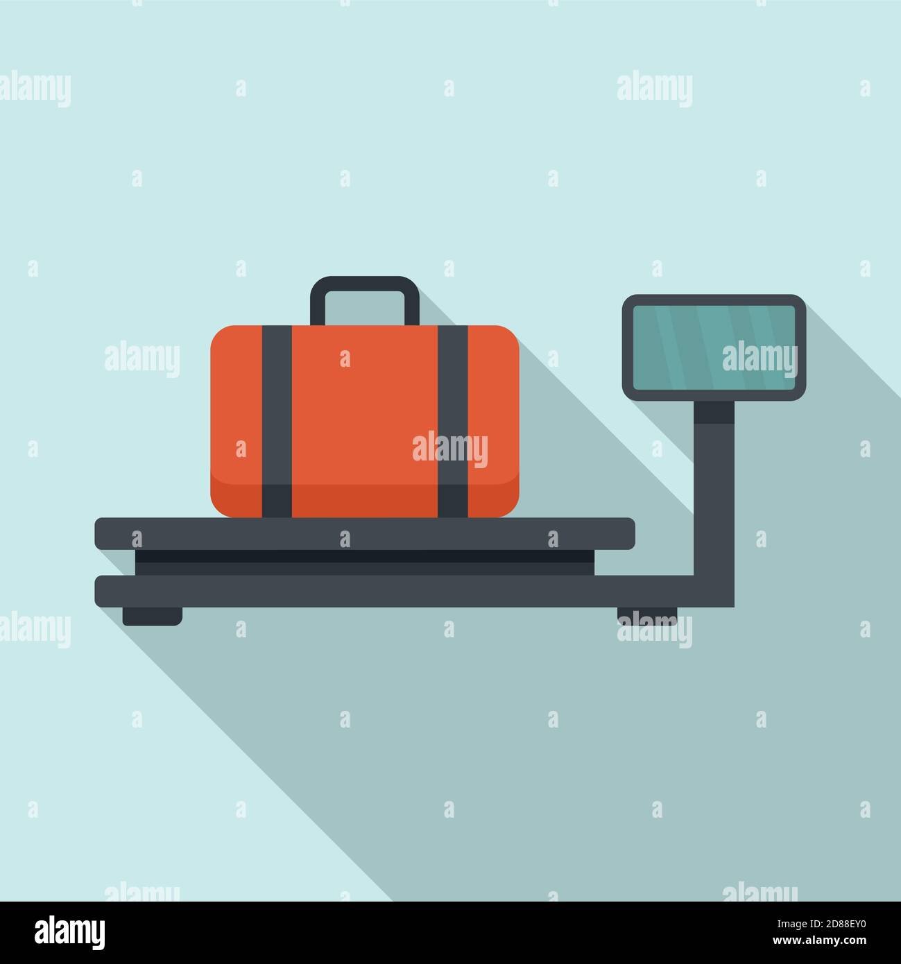 Airport weighing scale, baggage scale, baggage weight, luggage bag, luggage  scale icon - Download on Iconfinder