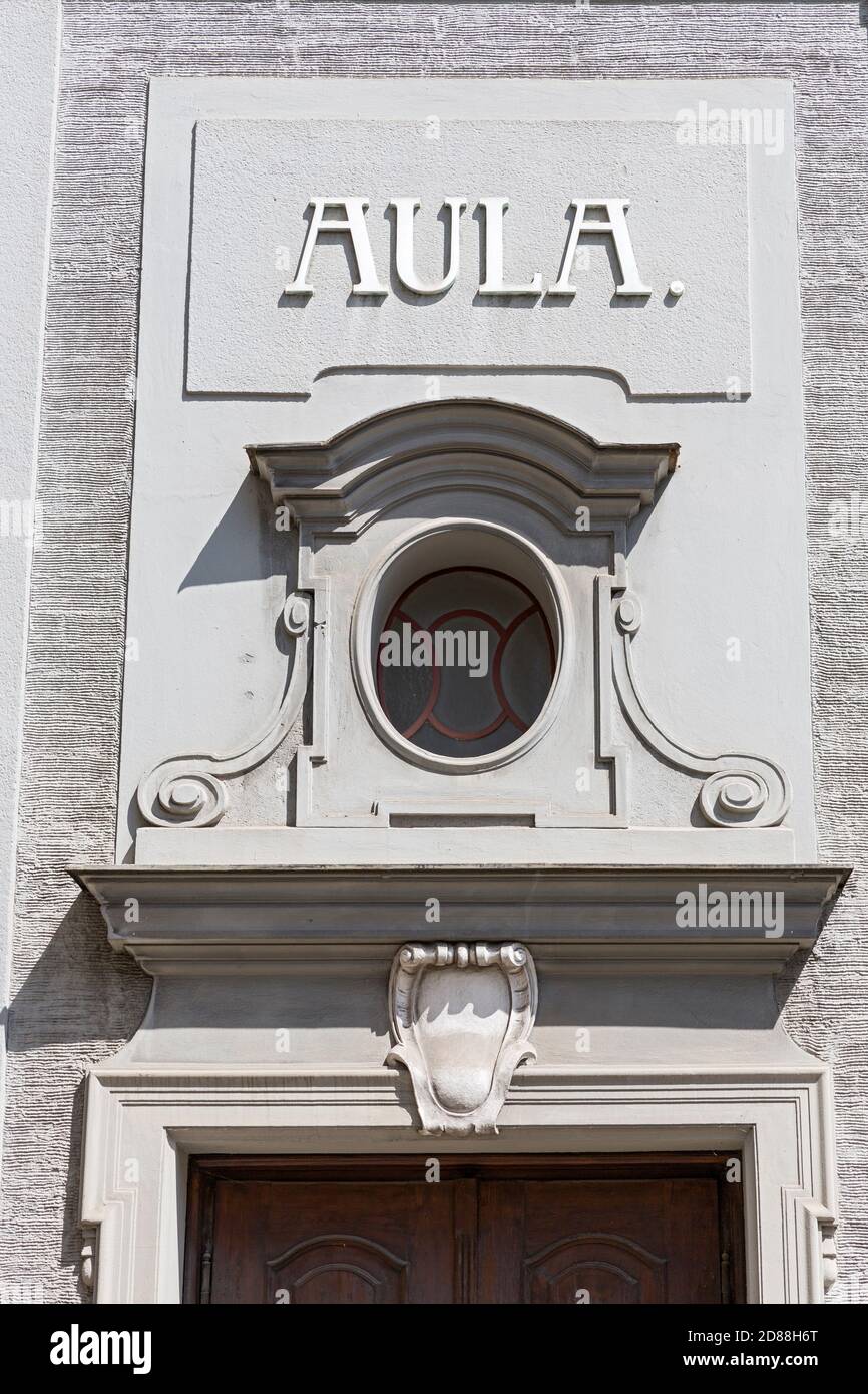 Eichstätt, Aulabibliothek, Katholische Universität Eichstätt - Ingolstadt, Portal Stock Photo