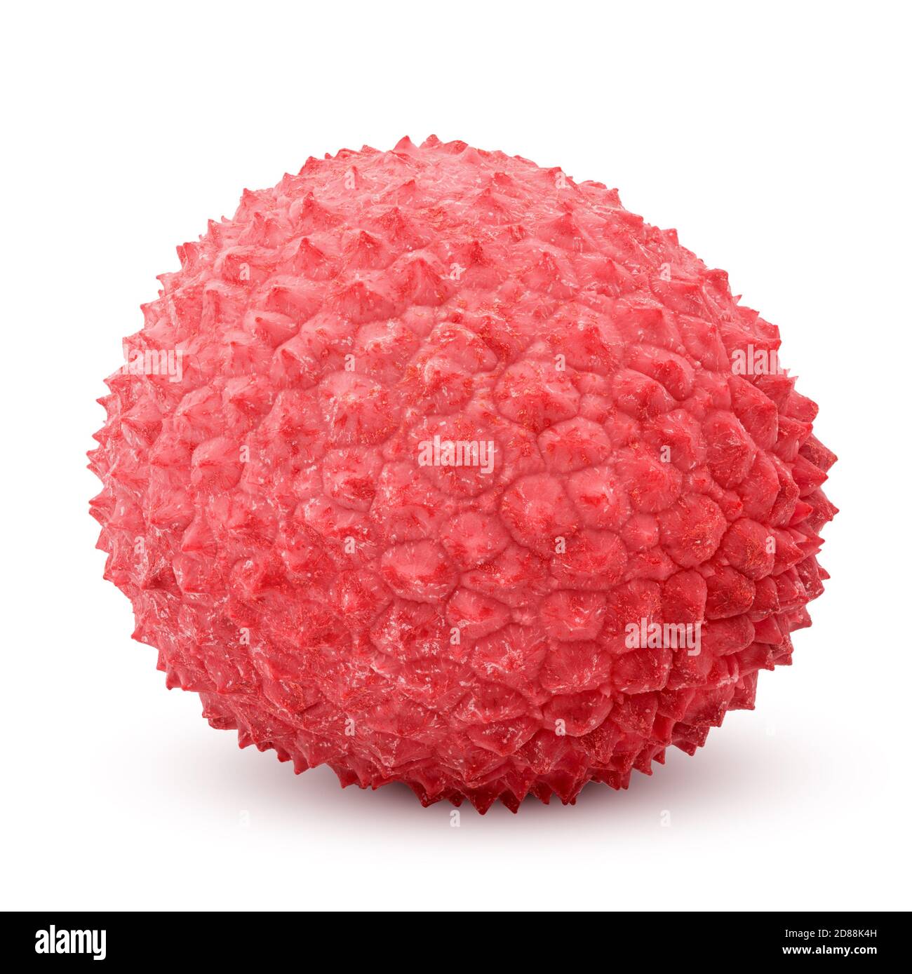 Lychee Section lychee, clipping path, isolated on white background, full depth of ...
