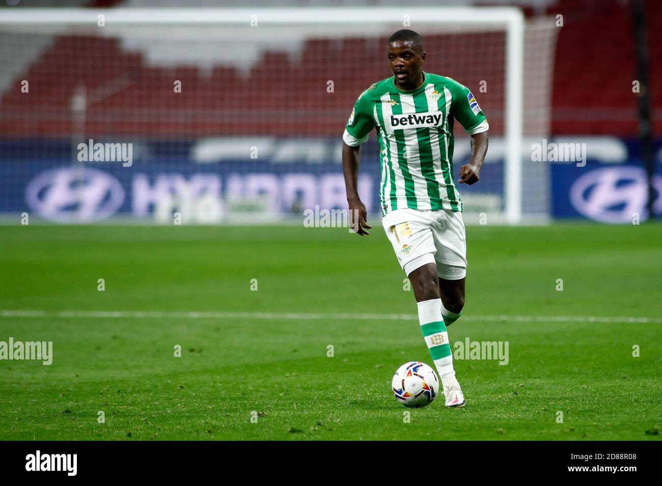 William Carvalho of Real Betis in action during the Spanish championship La Liga football match between Atletico de Madrid and Real Betis Balompie o C Stock Photo