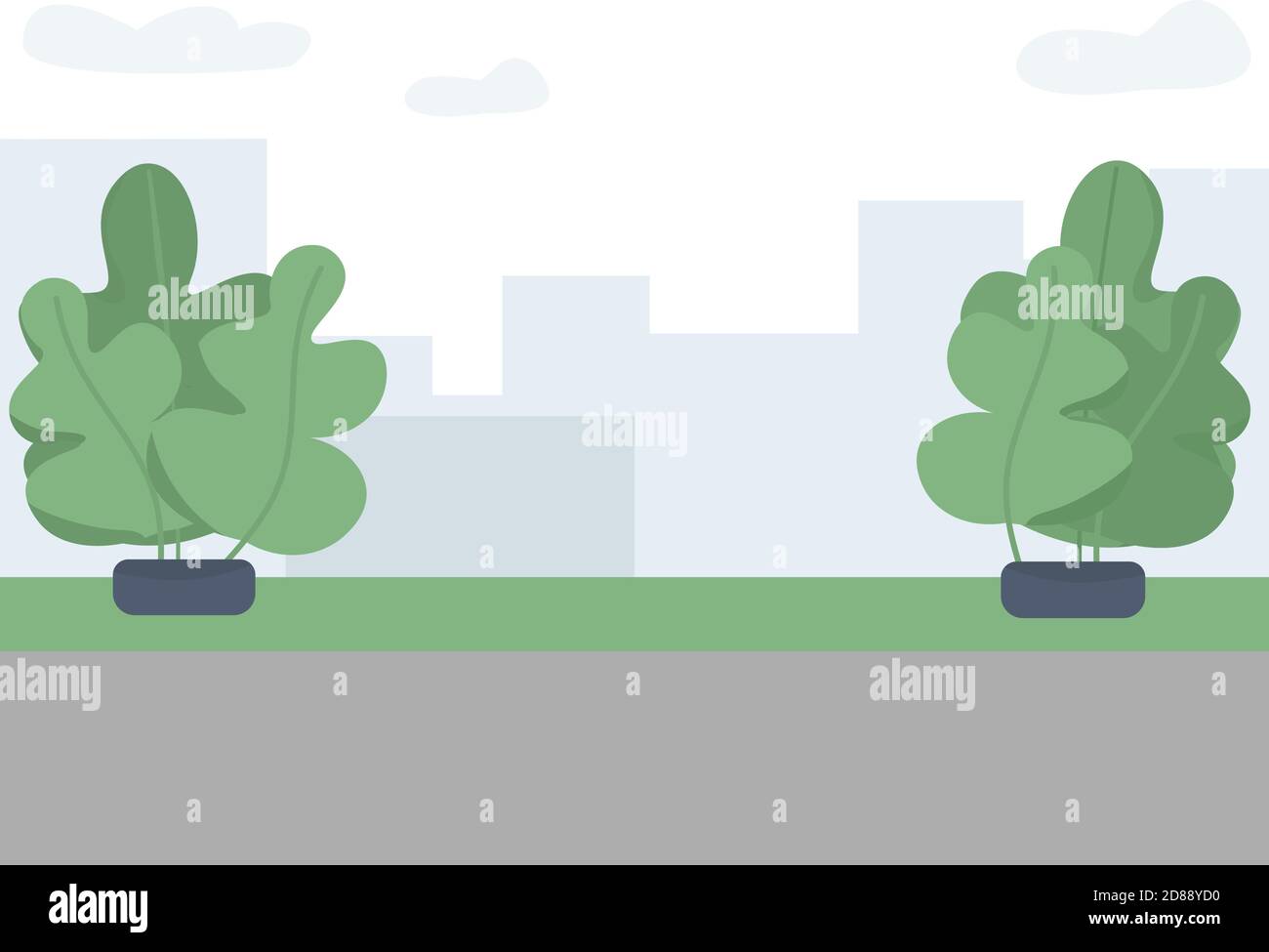 City park flat color vector illustration Stock Vector Image & Art - Alamy