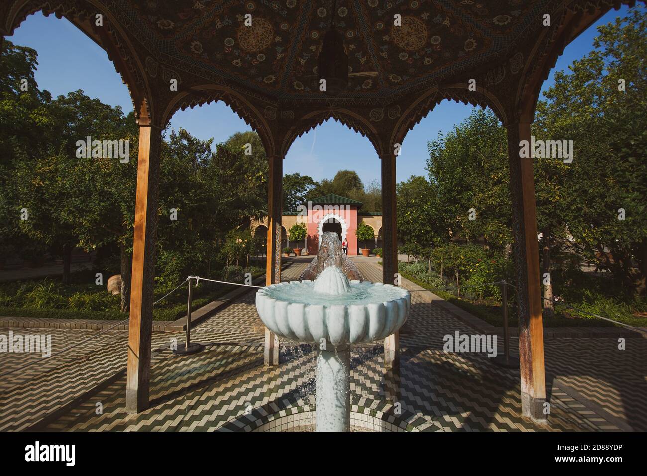Gardens of the world, Arabic Garden, Berlin Stock Photo Alamy