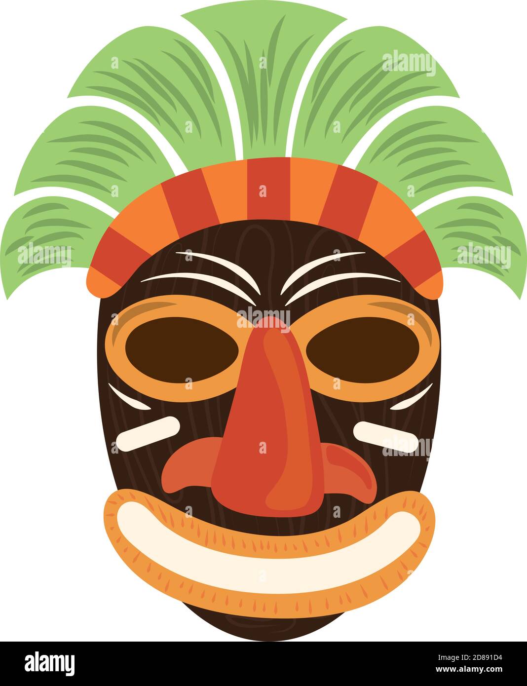 tiki mask clip art