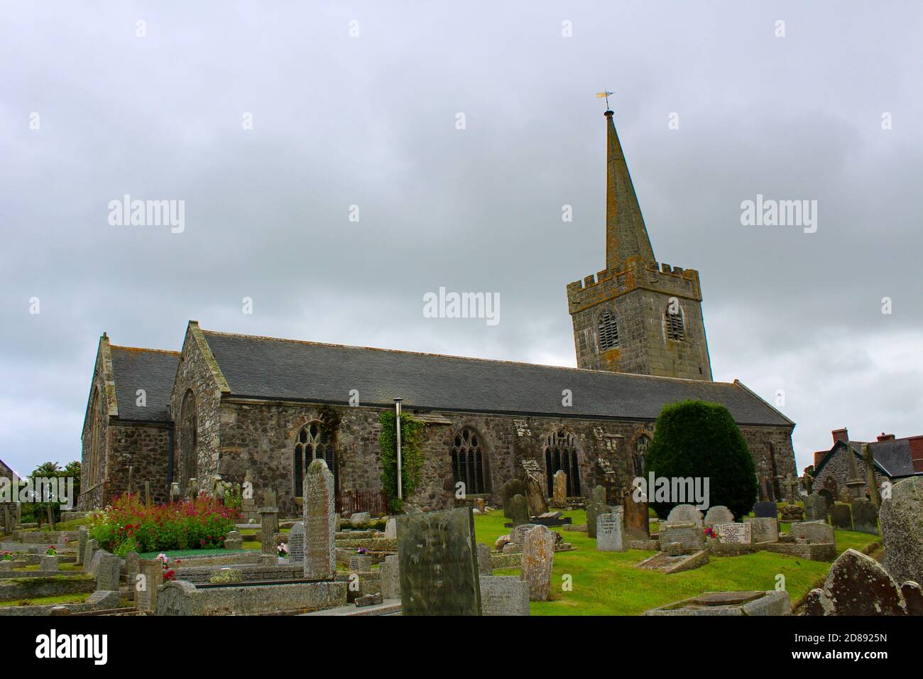 St Keverne on the Lizard, Cornwall Stock Photo