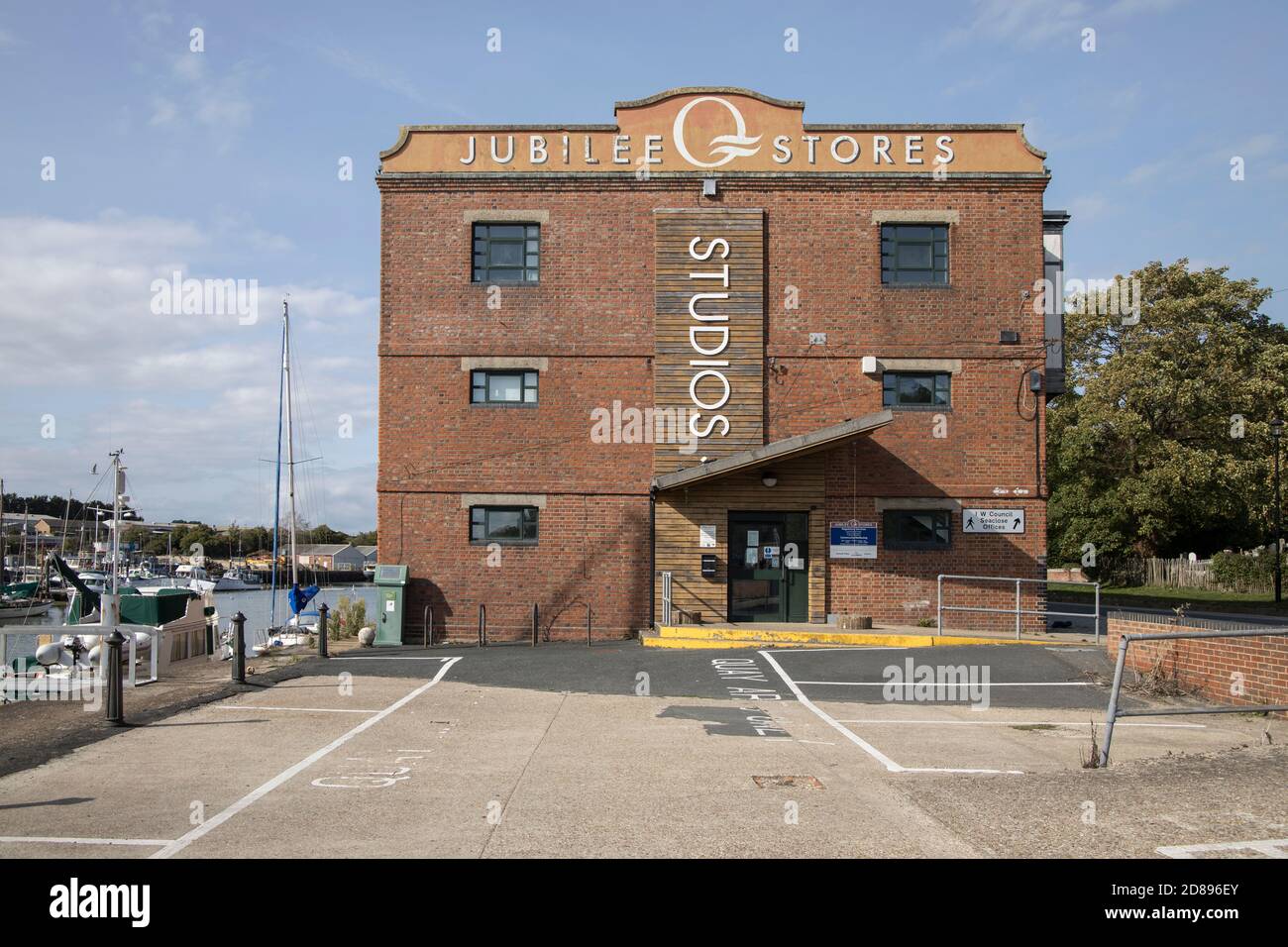 newport harbour and the river medina on the isle of wight Stock Photo
