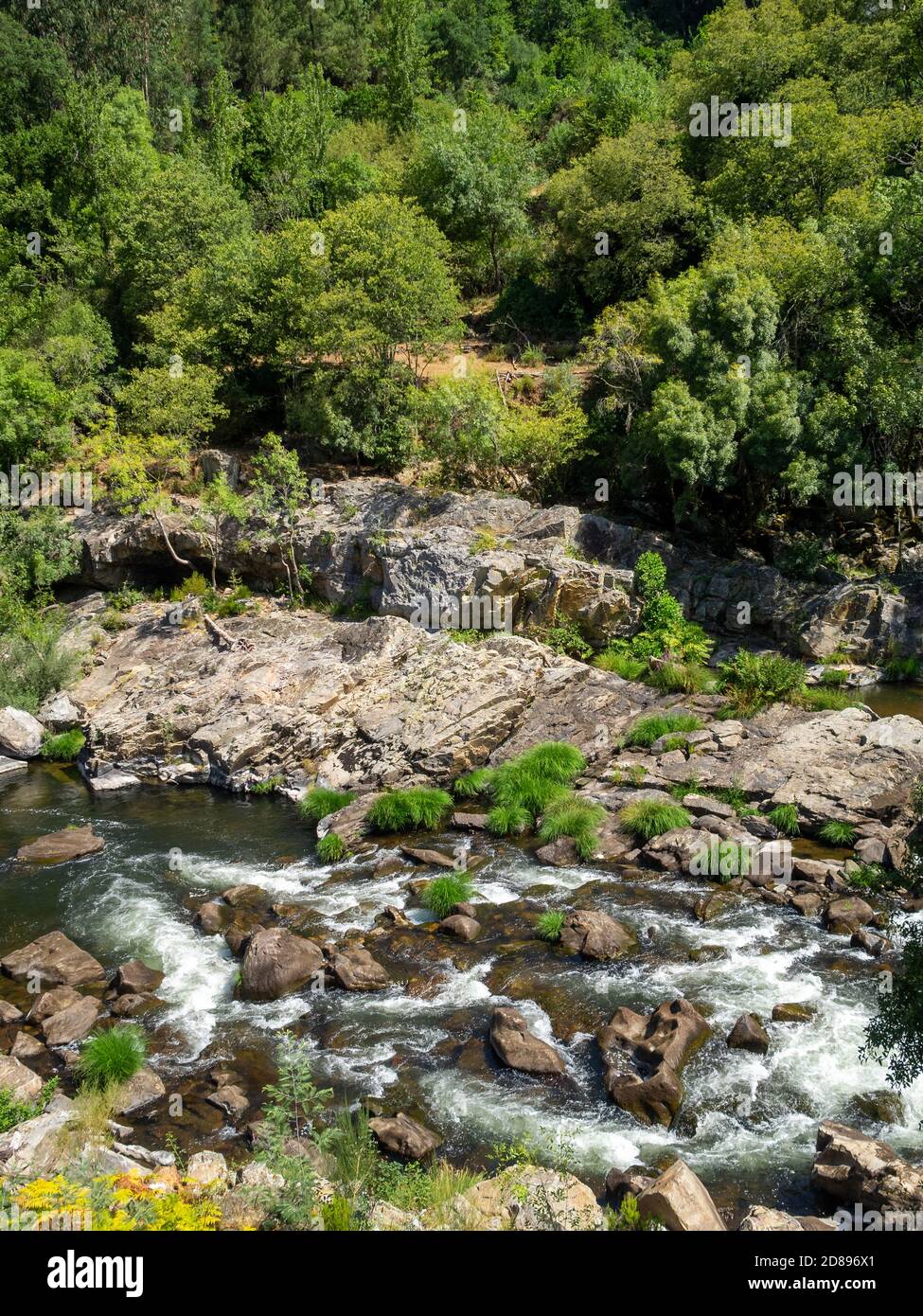 Wild river Paiva Stock Photo
