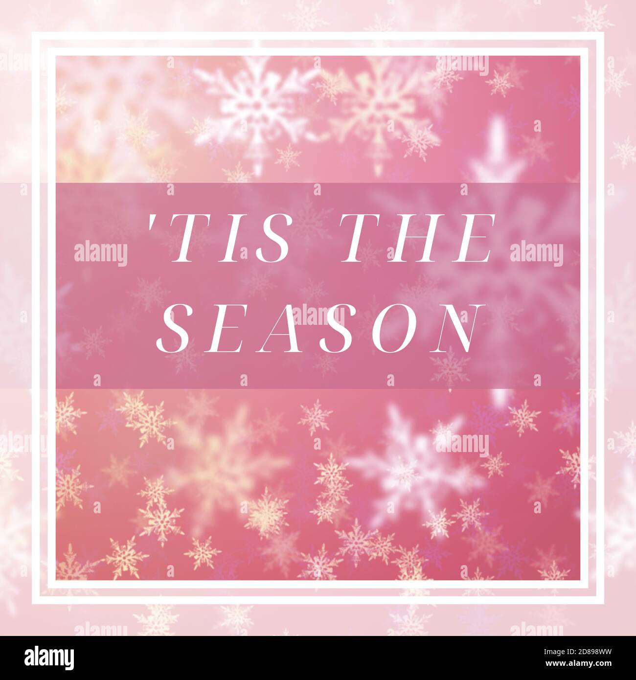 Winter snowflake abstract background with border and label Stock Vector ...