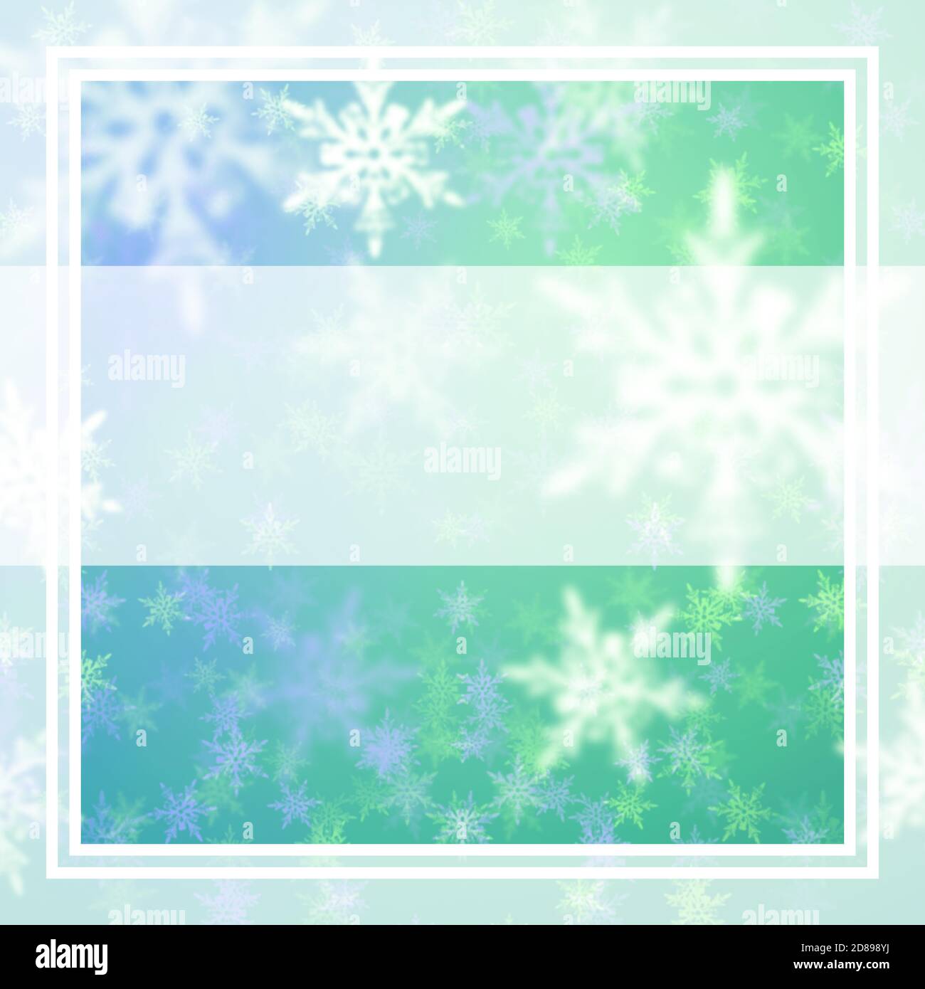 Winter snowflake abstract background with border and label Stock Vector ...