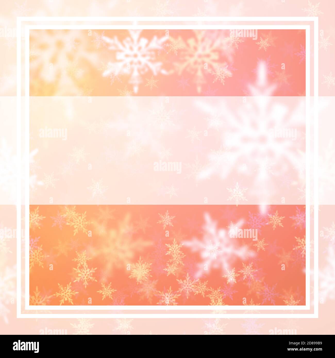 Winter snowflake abstract background with border and label Stock Vector ...