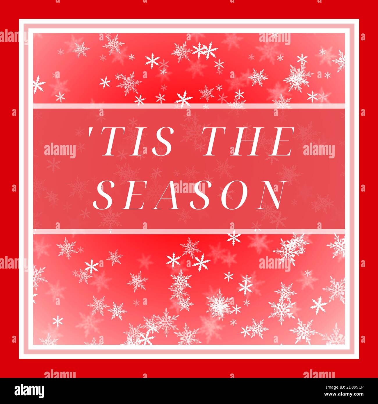 Winter snowflake abstract background with border and label. Stock Vector
