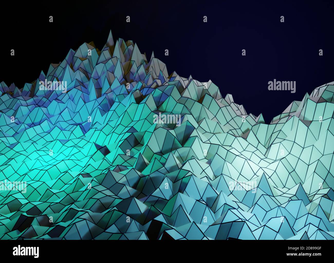 Data visualization abstract landscape image Stock Vector Image & Art ...