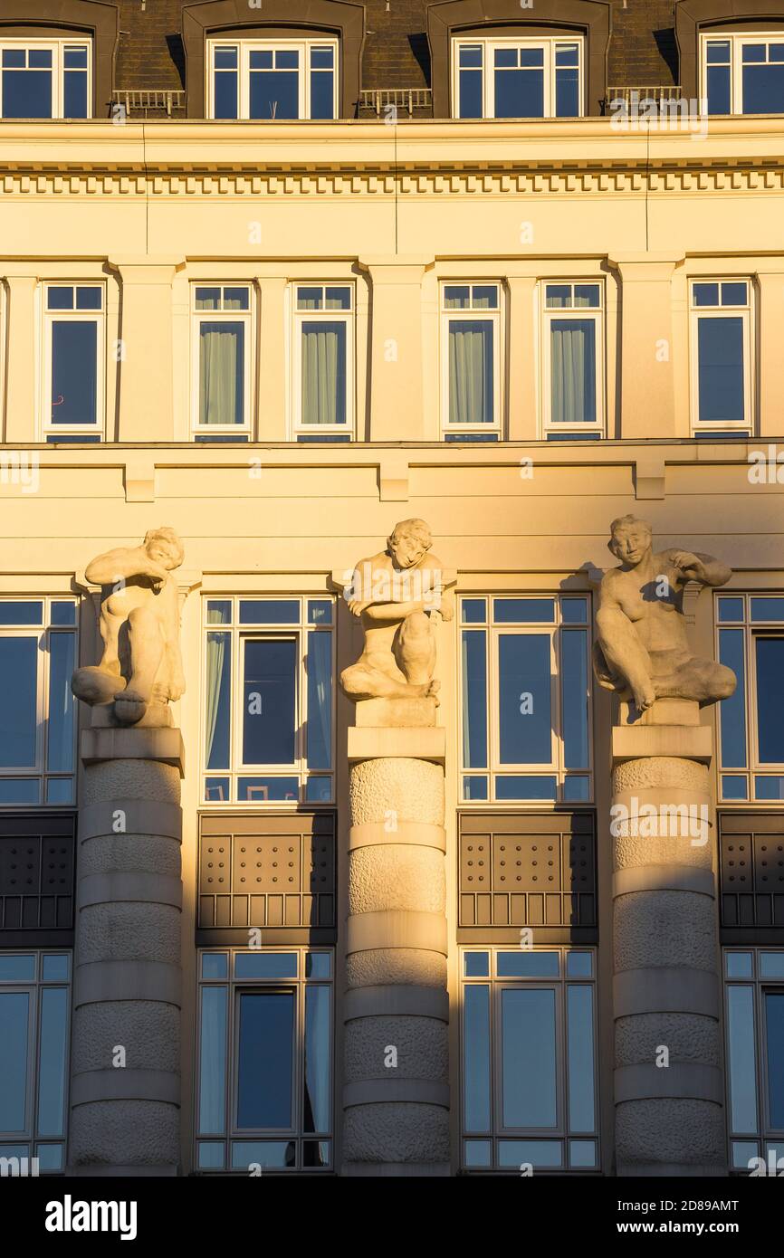 Luxembourg, Luxembourg City, Building in The Judiciary City- a site that houses a number of courts and legal offices Stock Photo