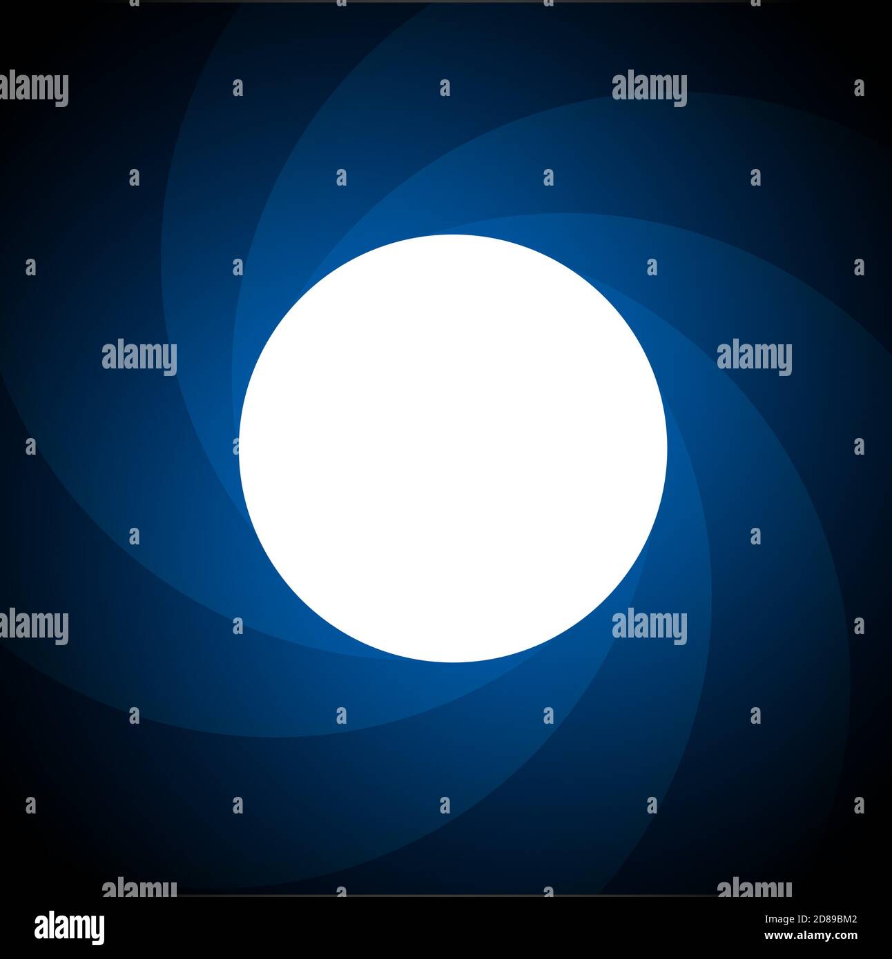 Abstract white circle on dark blue spiral background Stock Vector Image ...