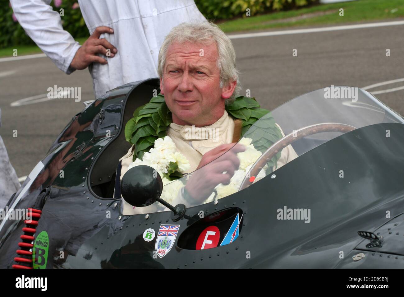 Gary Pearson, Richmond trophy winner at the 2011 Goodwood Revival Stock Photo