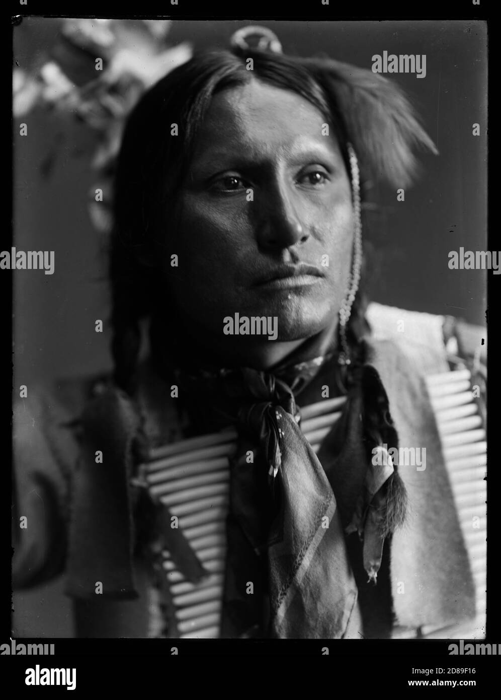 Native American portrait, American Horse, American Indian 1890 Stock Photo