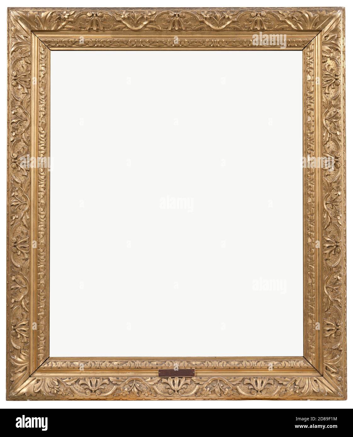Golden vintage style frame, decorative Stock Photo