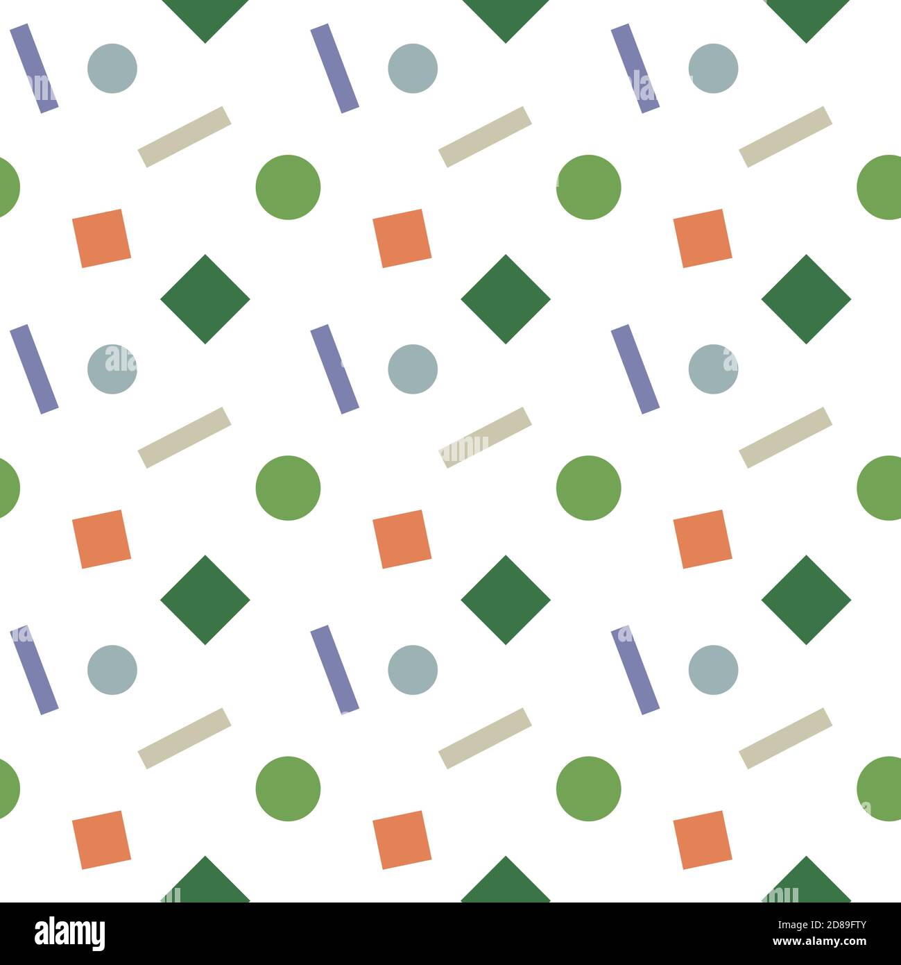 Abstract multicolored geometric seamless pattern Stock Vector