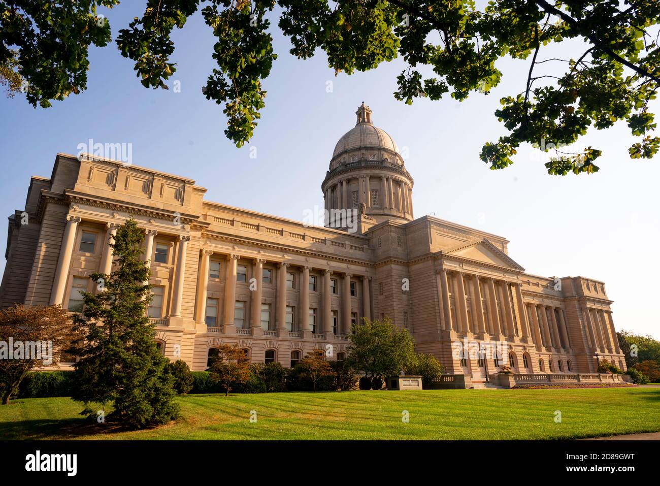 The Kentucky State Capitol Frankfort  house of the three branches state government of the Commonwealth of Kentucky Stock Photo