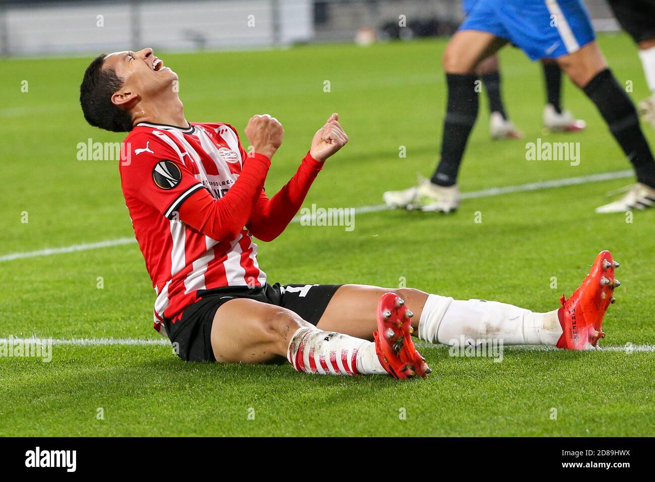 Mauro Junior of PSV Eindhoven reacts during the UEFA Europa League, Group Stage, Group E football match between PSV Eindhoven and Granada CF on Octo C Stock Photo