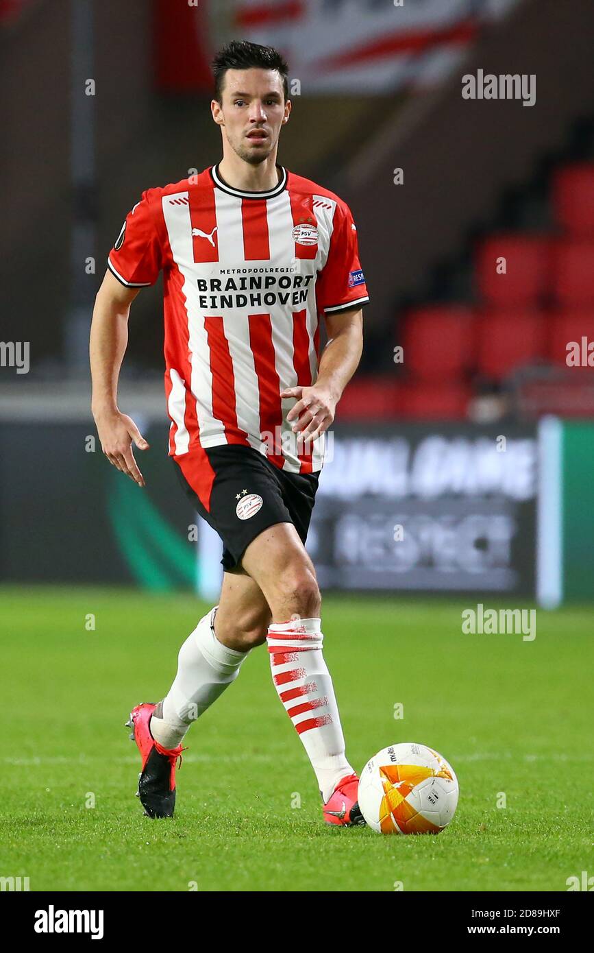 Nick Viergever of PSV Eindhoven during the UEFA Europa League, Group Stage, Group E football match between PSV Eindhoven and Granada CF on October 2 C Stock Photo