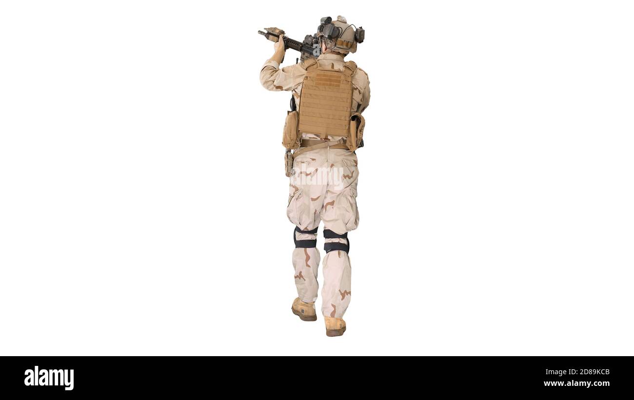 Rifle soldier uniform weapon white hi-res stock photography and images ...