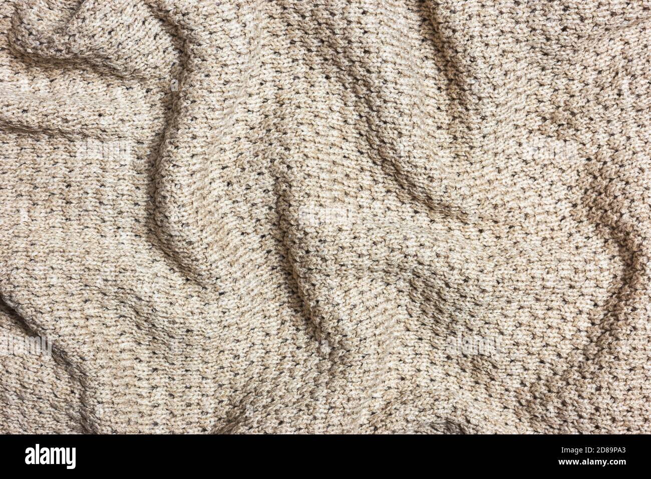 Premium Photo  Real beige melange or ombre knitted fabric with ornamental  pattern textured background detailed warm yarn background