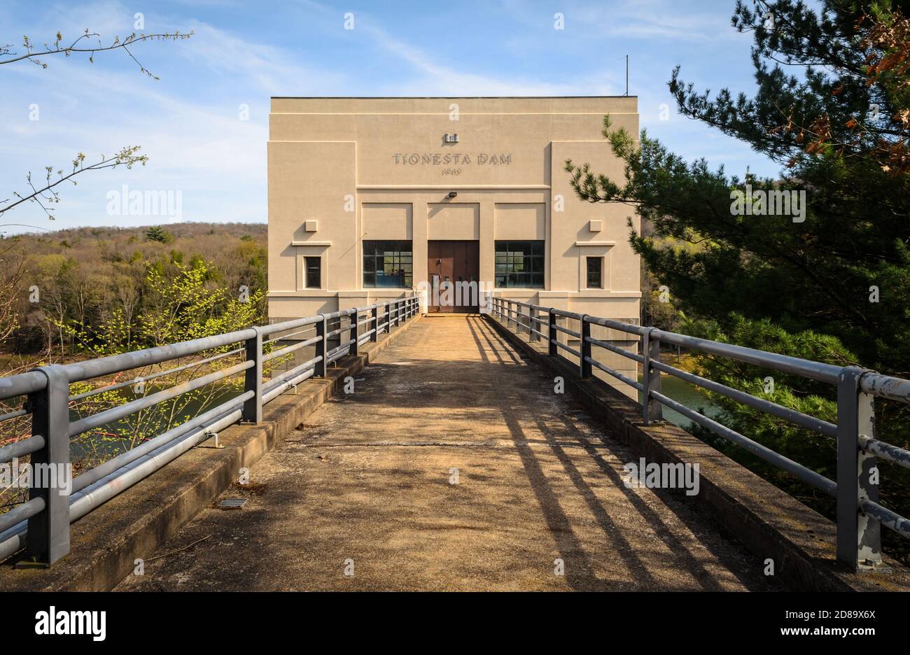 Tionesta Lake and Dam Stock Photo Alamy