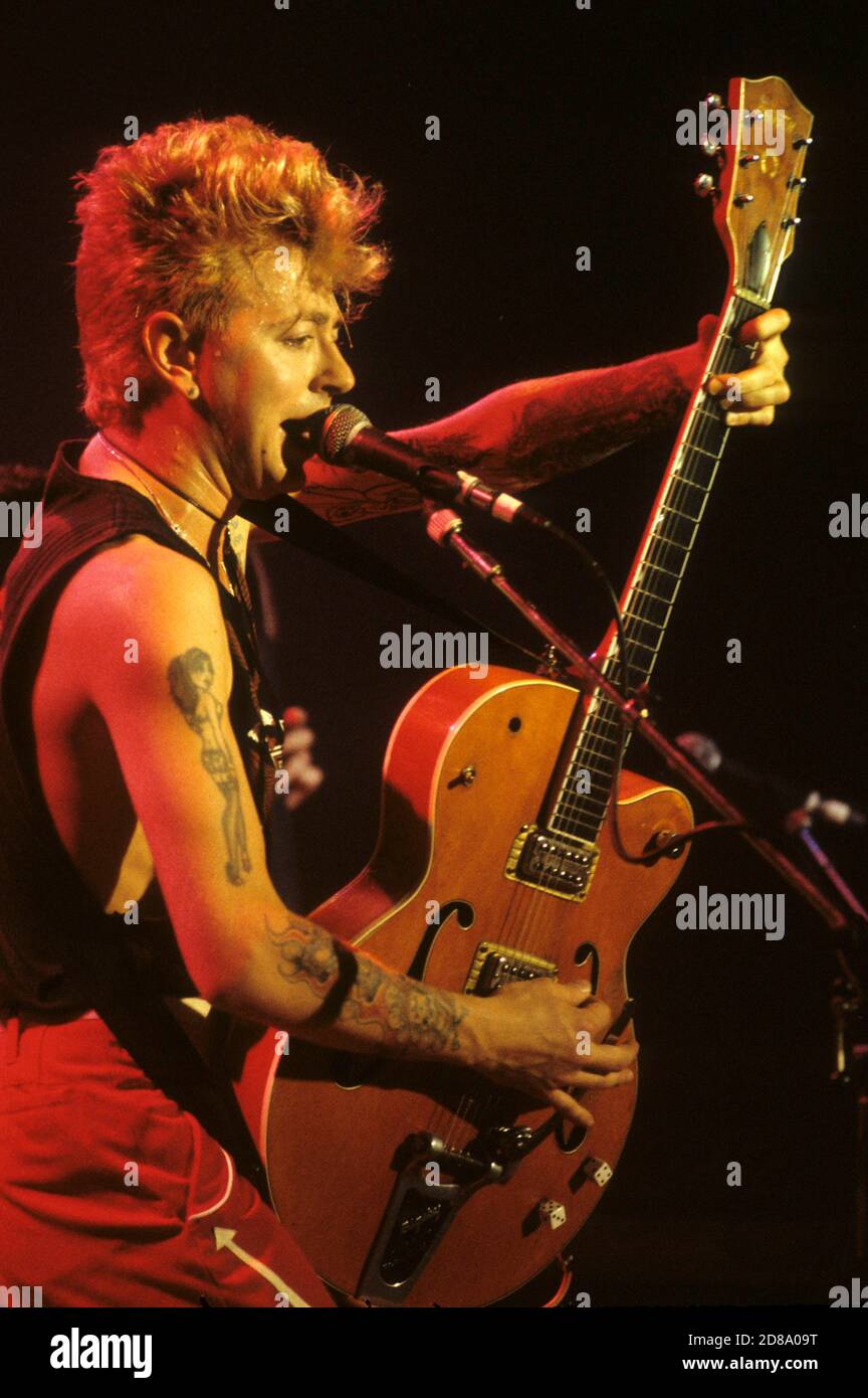 Brian Setzer from the Stray Cats live at Hammerswithh Odeon. London, 06