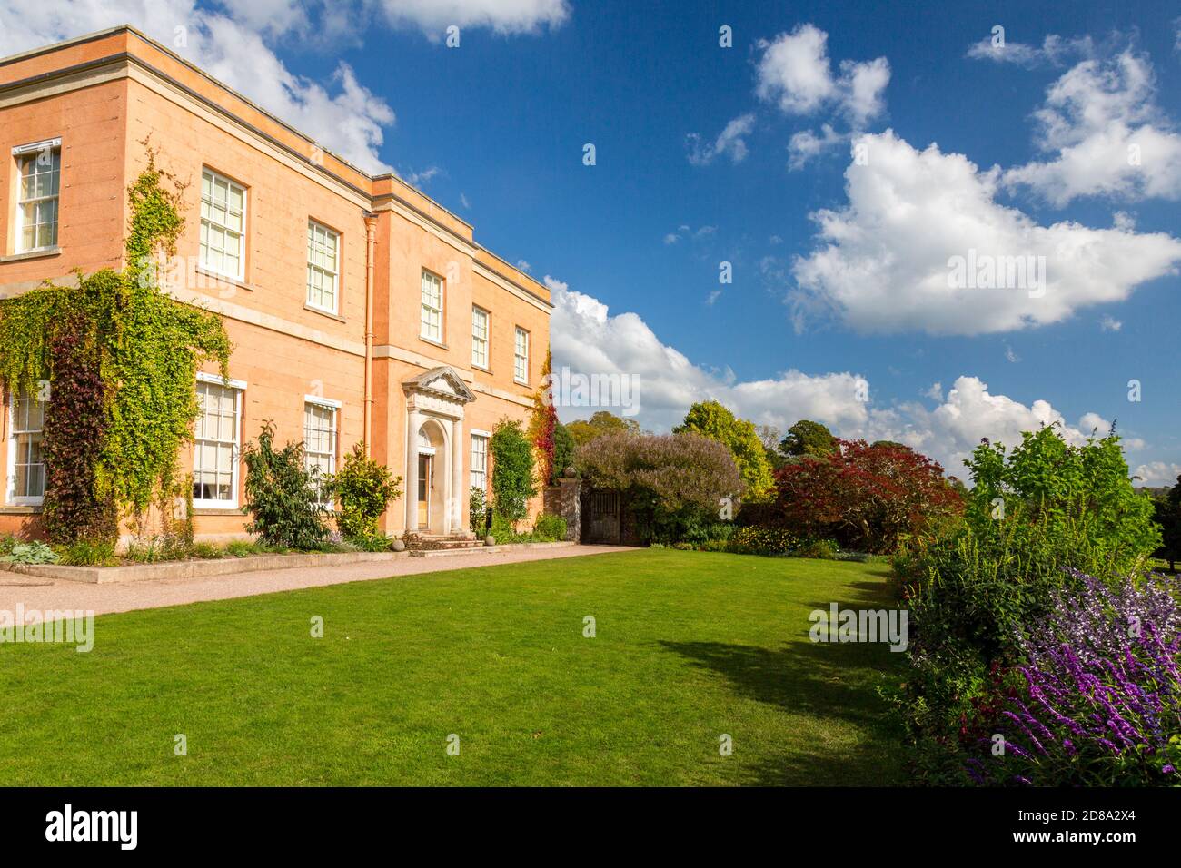 The south front of Killerton House, nr Exeter, Devon, England, UK Stock Photo