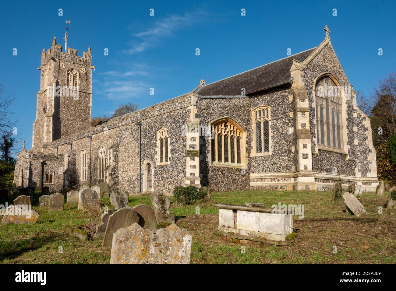 St Mary and St Peter Church, Kelsale, Suffolk, England Stock Photo
