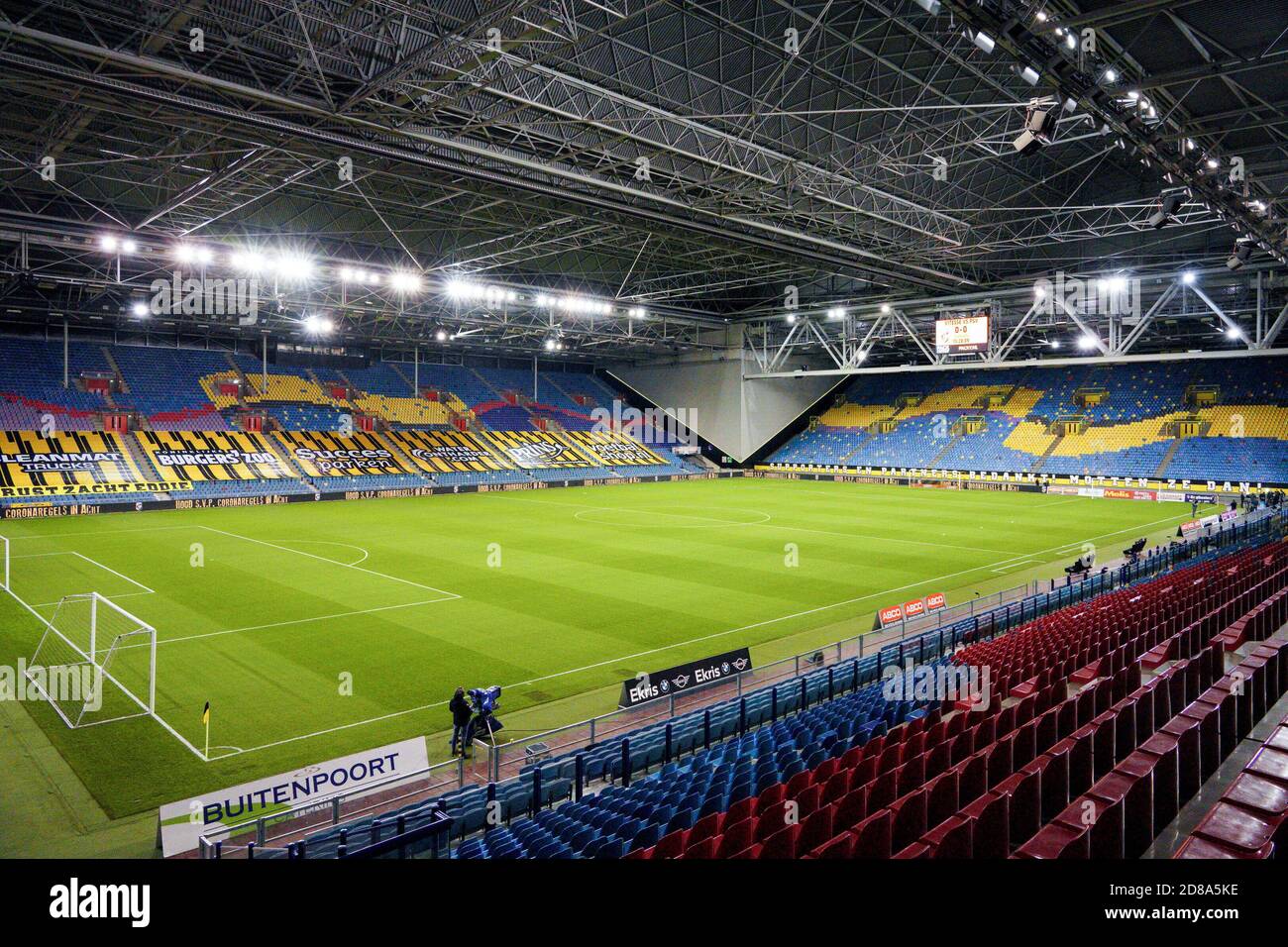 General inside view during the Netherlands championship Eredivisie football match between Vitesse and PSV on October 25, 2020 at Gelredome Stadium i C Stock Photo