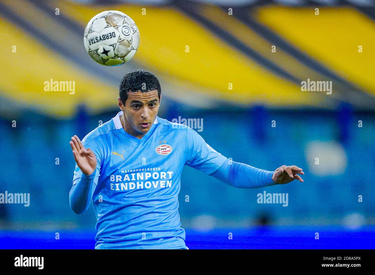 Mohamed Ihattaren of PSV during the Netherlands championship Eredivisie football match between Vitesse and PSV on October 25, 2020 at Gelredome Stad C Stock Photo