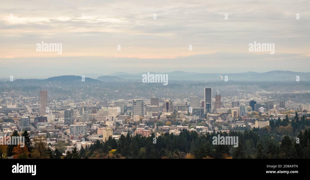 Portland Skyline Stock Photo