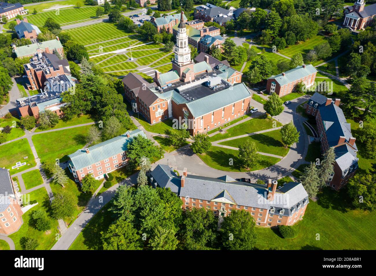 Colby College Campus, Waterville, Maine, USA Stock Photo