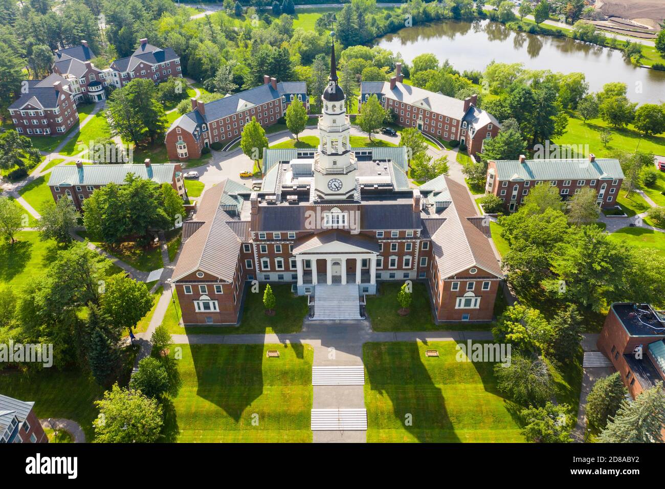 Colby College Campus, Waterville, Maine, USA Stock Photo Alamy