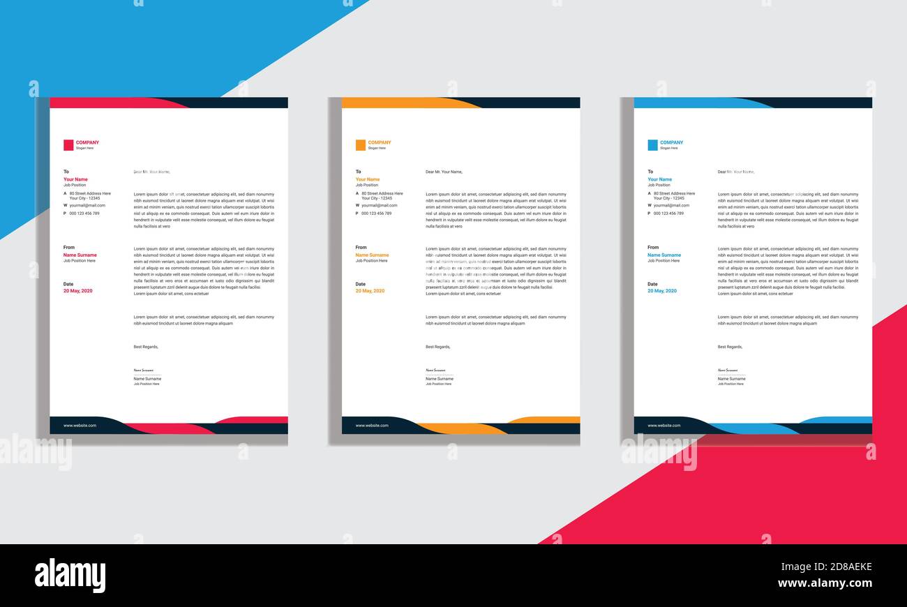 Professional Corporate And Creative Letterhead Design For Business