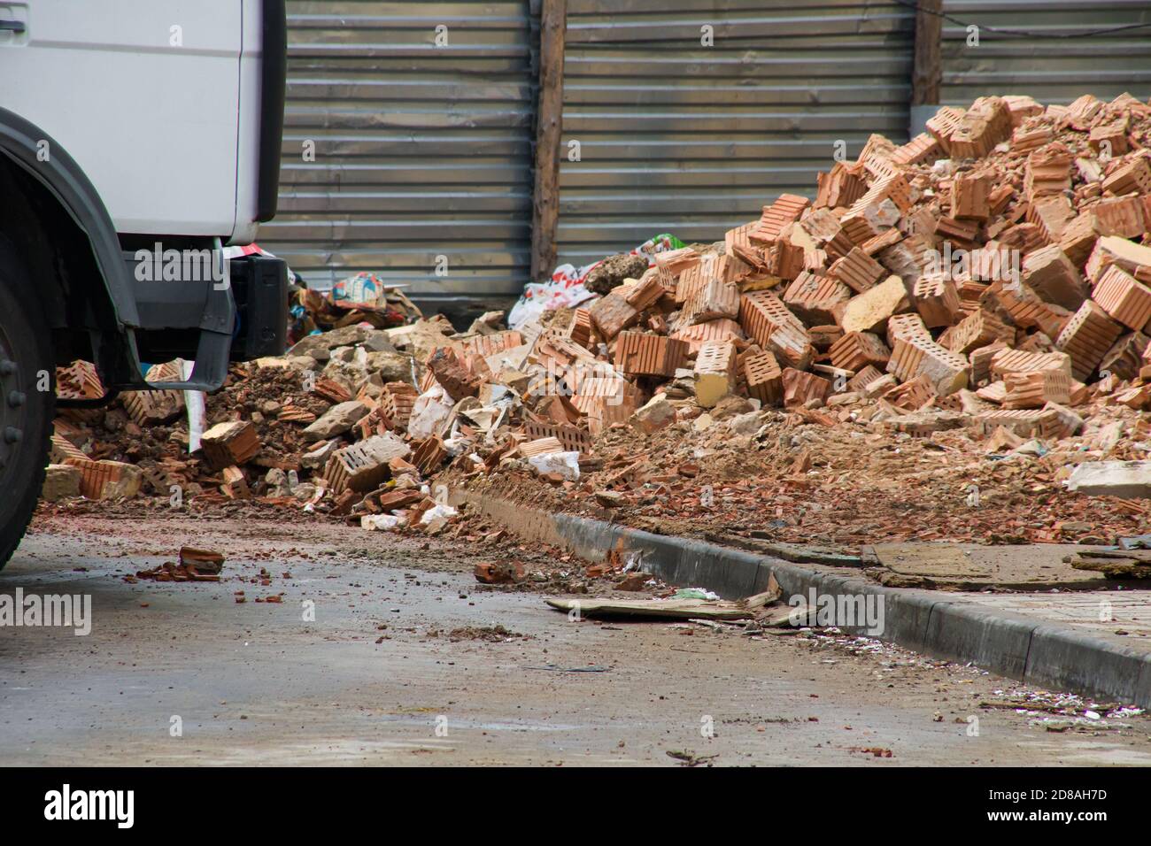 Breaking the build background hi-res stock photography and images - Alamy