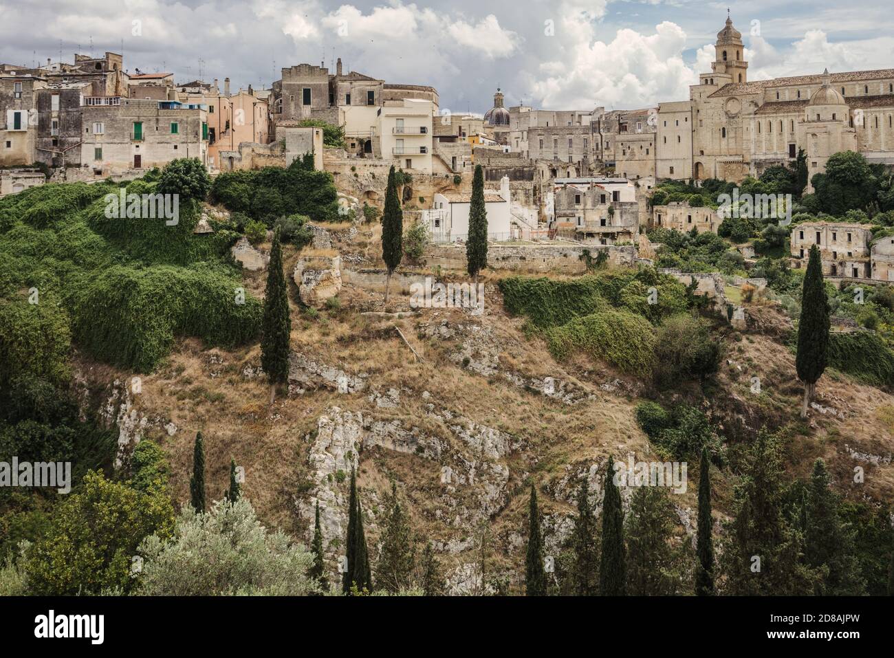 The amazing town of Gravina di Puglia in southern Italy Stock Photo