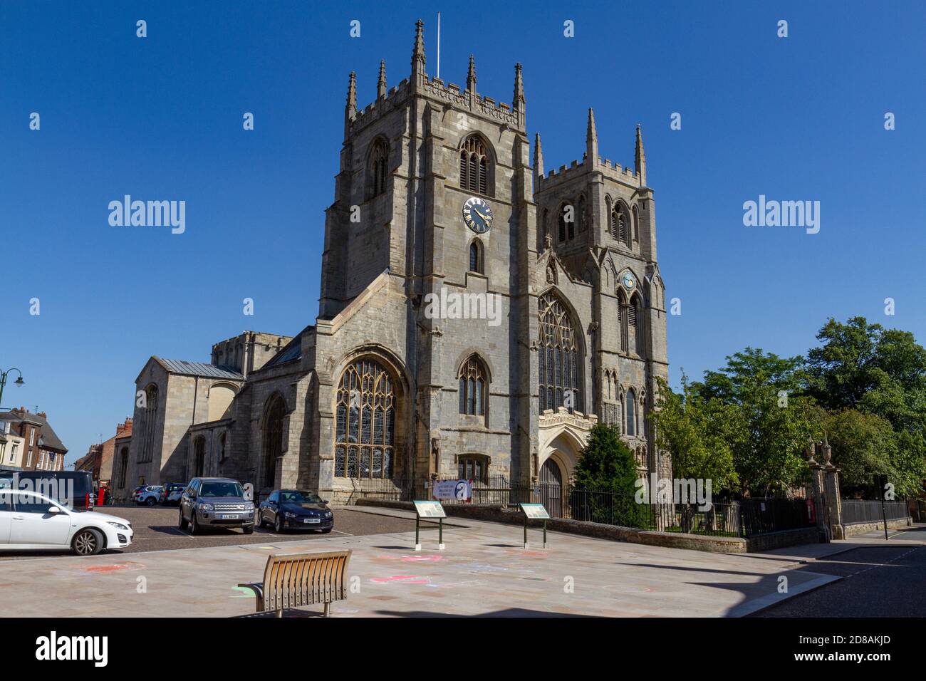 King's Lynn Minster (St Margaret's Church), King's Lynn, Norfolk, England. Stock Photo