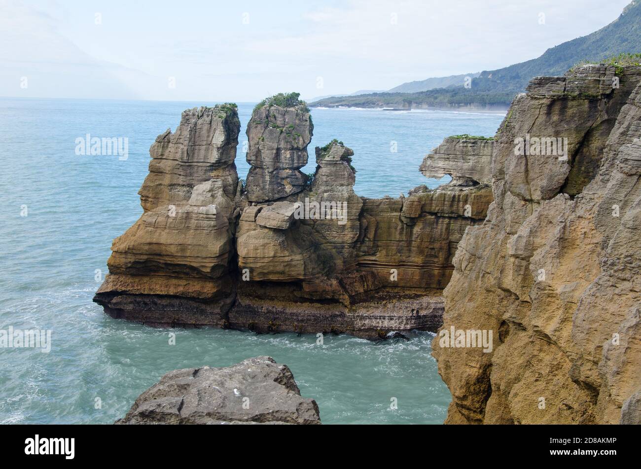 Pancake Rocks Punakaiki New Zealand Stock Photo - Alamy