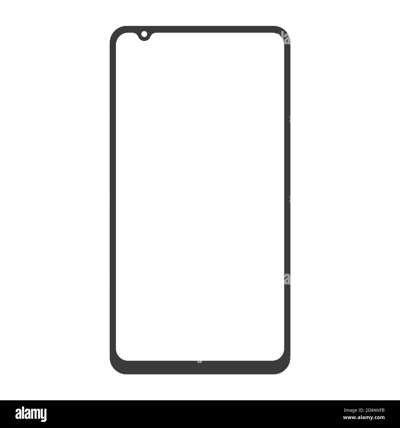 Mobile icon black vector sign. Smartphone sign online trendy vector ...