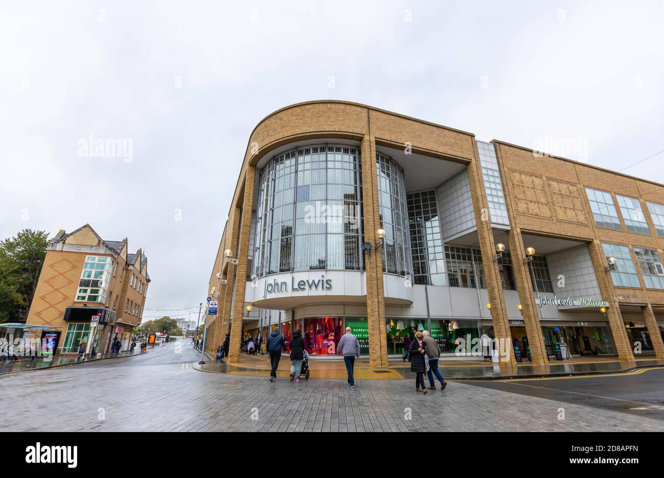 John lewis department store entrance hires stock photography and