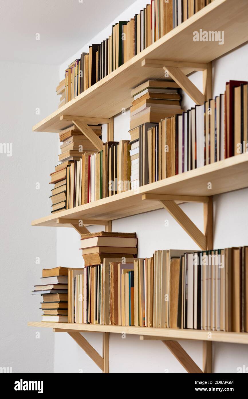 Books Falling Off Shelf