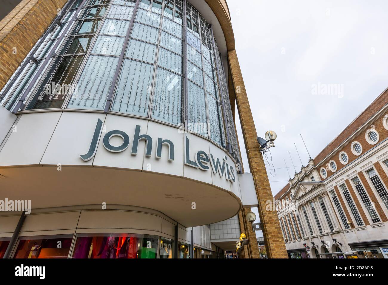 John lewis department store entrance hires stock photography and